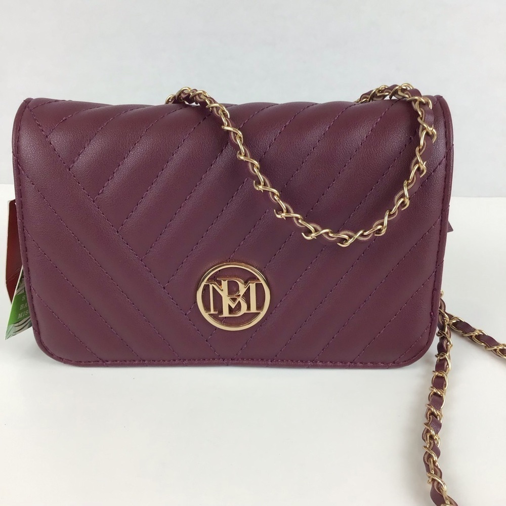 NWT Studio Badgley Mischka Plum Bag